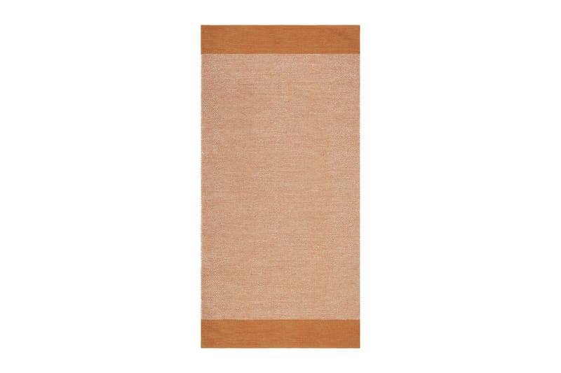 Alva Bomullsmatta 75x340 cm Oval, Orange