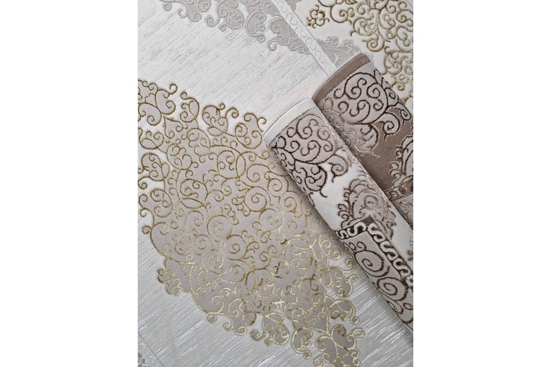 Ankara Wiltonmatta 240x340 cm - Beige/Guld - Products - Textil & mattor - Matta - Modern matta - Wiltonmatta