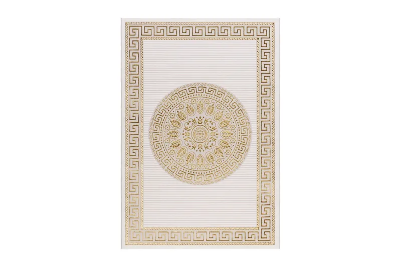 Ankara Wiltonmatta 300x400 cm, Beige/Guld