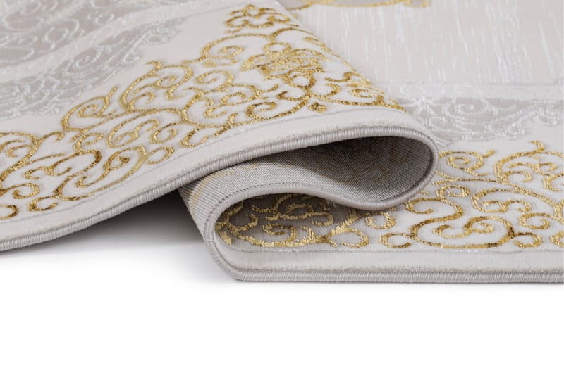 Ankara Wiltonmatta 80x150 cm - Beige/Guld - Products - Textil & mattor - Matta - Modern matta - Wiltonmatta