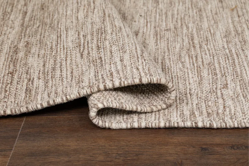 Birka Ullmatta Rektangulär 135x190 cm - Mörklinne - Products - Textil & mattor - Matta - Modern matta - Ullmatta