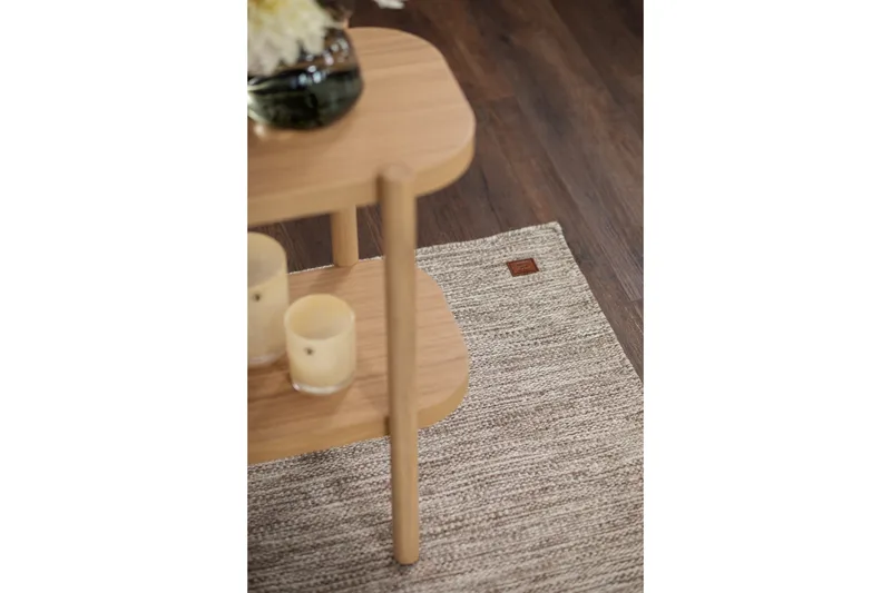 Birka Ullmatta Rektangulär 75x150 cm - Mörklinne - Products - Textil & mattor - Matta - Modern matta - Ullmatta