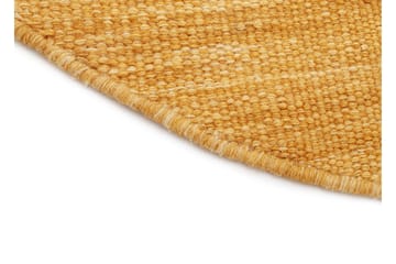 Birka Ullmatta Rund 160 - Ockragul - Products - Textil & mattor - Matta - Modern matta - Ullmatta
