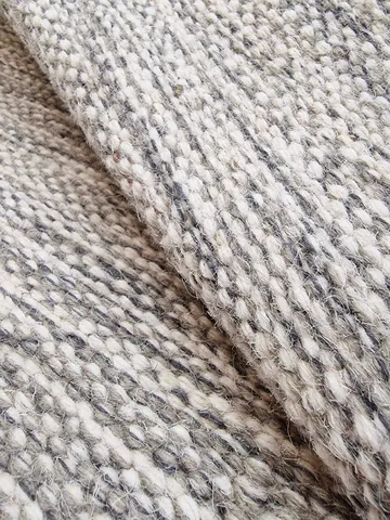 Birka Ullmatta Rund 160 - Silver - Products - Textil & mattor - Matta - Modern matta - Ullmatta