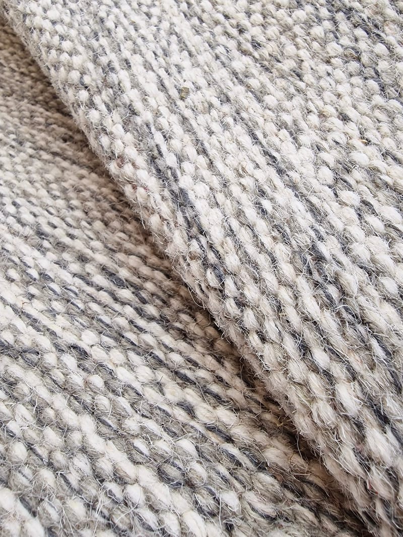 Birka Ullmatta Rund 200 - Silver - Products - Textil & mattor - Matta - Modern matta - Ullmatta