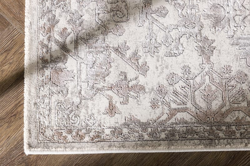Cleo Bomullsmatta 200x290 cm Rektangulär - Silver - Products - Textil & mattor - Matta - Modern matta - Bomullsmatta