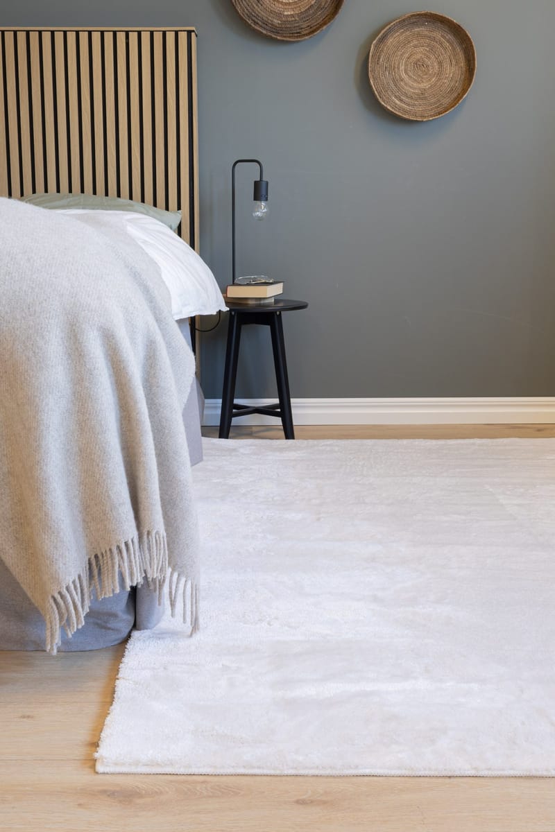 Cozy Ryamatta 110x160 cm Rektangulär - Vit - Products - Textil & mattor - Matta - Modern matta - Ryamatta