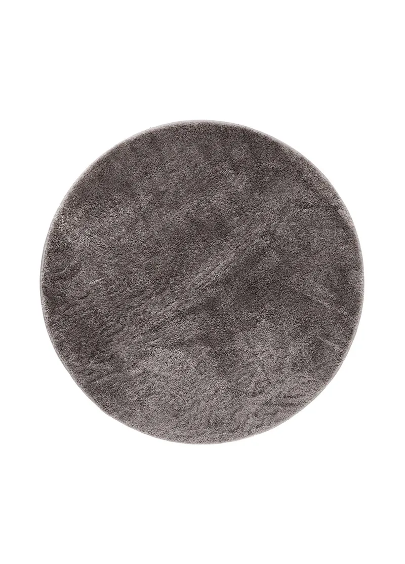 Cozy Ryamatta 120 cm Rund, Grå