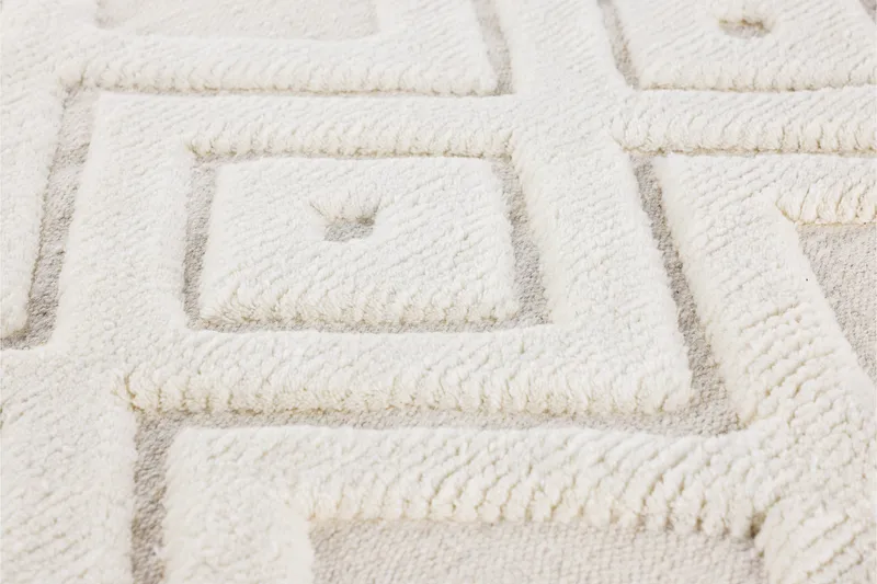 Dahlia Ullmatta 300x400 cm Rektangulär - Vit - Products - Textil & mattor - Matta - Modern matta - Ullmatta