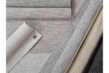 Gåsöga Ullmatta 140x200 cm Rektangulär - Grå - Products - Textil & mattor - Matta - Modern matta - Ullmatta