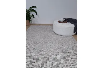 Gåsöga Ullmatta 140x200 cm Rektangulär - Grå - Products - Textil & mattor - Matta - Modern matta - Ullmatta