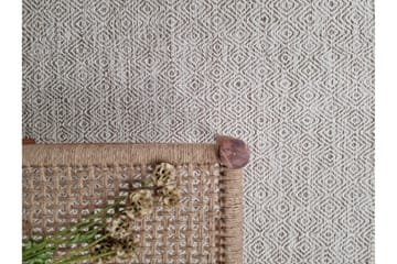 Gåsöga Ullmatta 200x300 cm Rektangulär - Beige - Products - Textil & mattor - Matta - Modern matta - Ullmatta