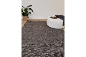Gåsöga Ullmatta 300x400 cm Rektangulär - Svart/Vit - Products - Textil & mattor - Matta - Modern matta - Ullmatta