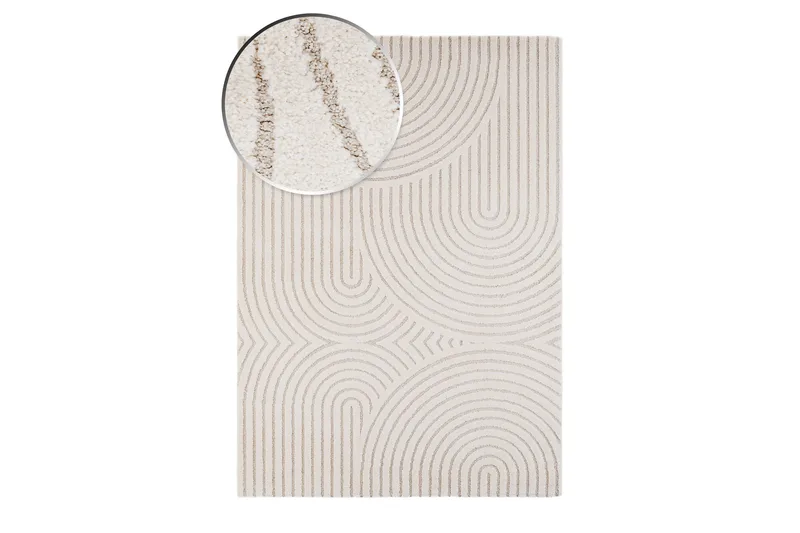 Genova Zen Wiltonmatta 240x340 cm - Vit - Products - Textil & mattor - Matta - Modern matta - Wiltonmatta