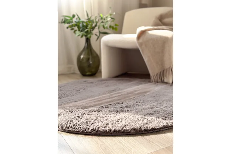 Heaven Ryamatta 200 cm Rund Antracit - Antracit - Products - Textil & mattor - Matta - Modern matta - Ryamatta