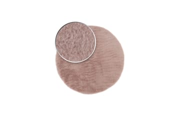Heaven Ryamatta 200 cm Rund - Rosa - Products - Textil & mattor - Matta - Modern matta - Ryamatta