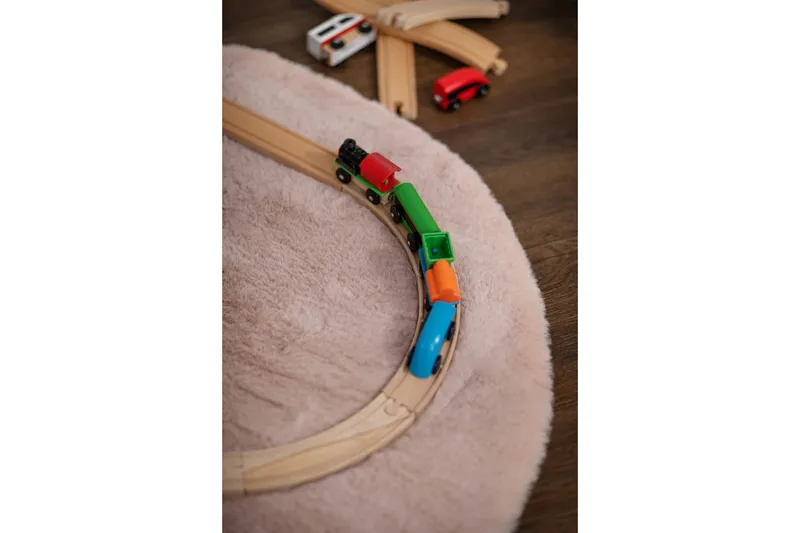 Heaven Ryamatta 200 cm Rund - Rosa - Products - Textil & mattor - Matta - Modern matta - Ryamatta