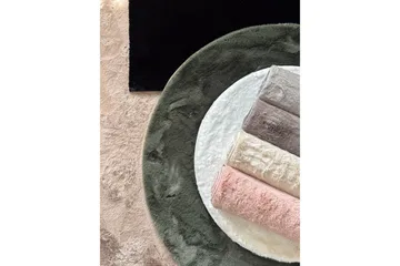 Heaven Ryamatta Vit rund 120 - Vit - Products - Textil & mattor - Matta - Modern matta - Ryamatta