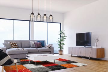 London Square Friezematta 160x230 - Röd/Orange - Products - Textil & mattor - Matta - Modern matta - Wiltonmatta