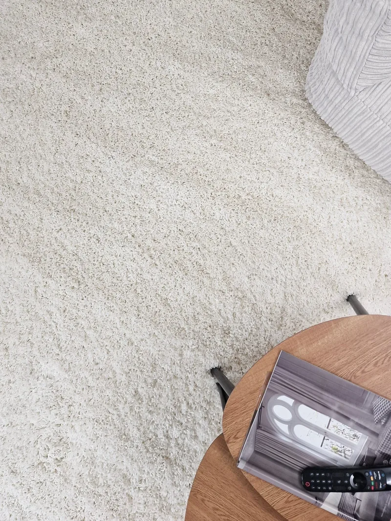 Lounge Gångmatta 80x250 cm Rektangulär - Vit - Products - Textil & mattor - Matta - Modern matta - Ryamatta