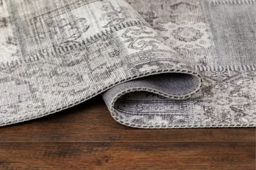 Patchwork Wiltonmatta 200x290 cm Rektangulär - Silver - Products - Textil & mattor - Matta - Modern matta - Wiltonmatta