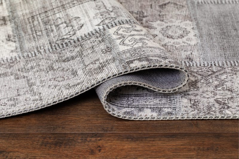 Patchwork Wiltonmatta 200x290 cm Rektangulär - Silver - Products - Textil & mattor - Matta - Modern matta - Wiltonmatta