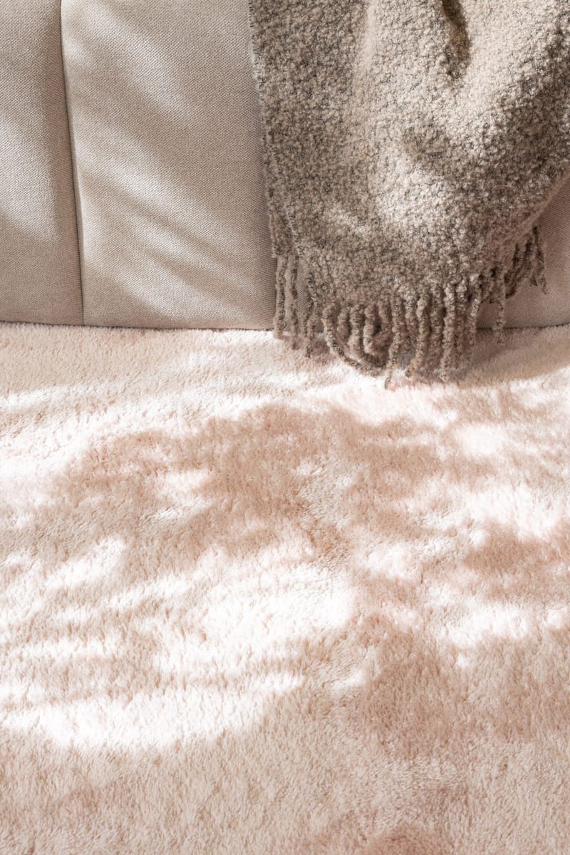 Cozy Ryamatta 110x160 cm Rektangulär - Rosa - Products - Textil & mattor - Matta - Modern matta - Ryamatta