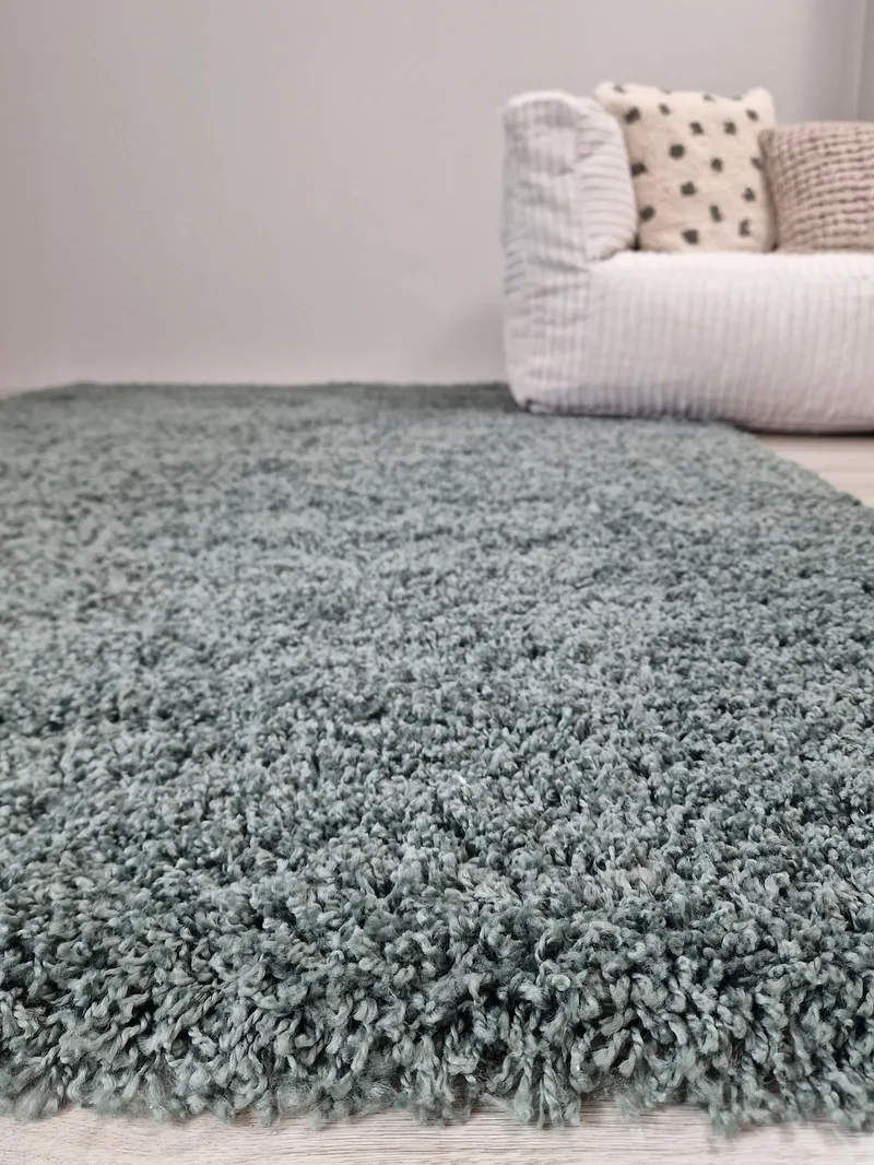 Lounge Gångmatta 80x250 cm Rektangulär - Grön - Products - Textil & mattor - Matta - Modern matta - Ryamatta