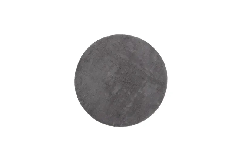 Soft Wiltonmatta Rund 160 cm, Grafitgrå