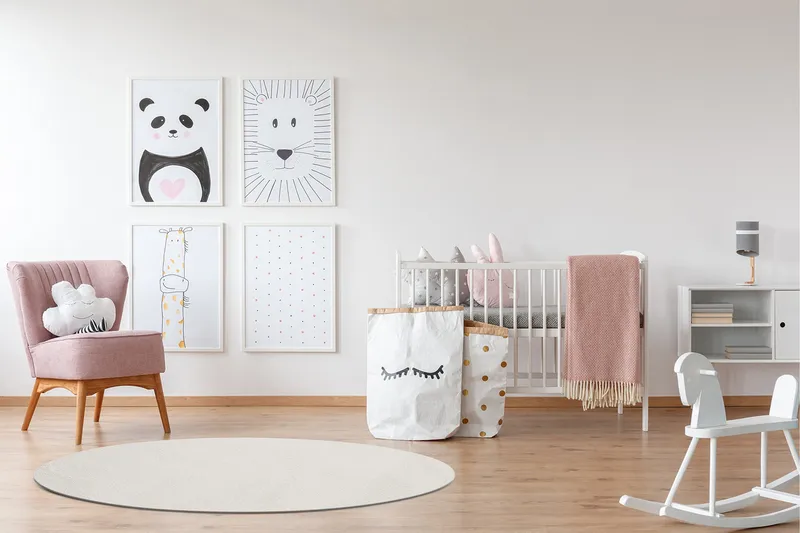 Soft Wiltonmatta Rund 200 cm - Vit - Products - Textil & mattor - Matta - Modern matta - Wiltonmatta