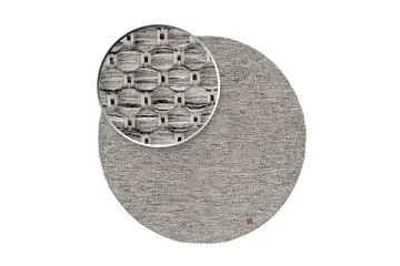 Torekov Ullmatta Rund 200 cm - Grå - Products - Textil & mattor - Matta - Modern matta - Ullmatta