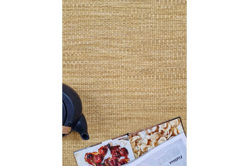Birka Ullmatta Rund 240 cm - Gul - Products - Textil & mattor - Matta - Modern matta - Ullmatta