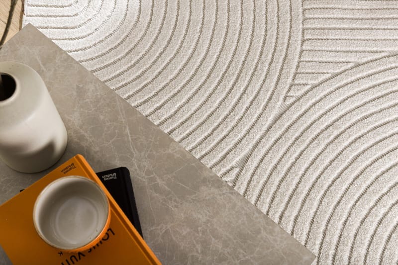 Vince Wiltonmatta 240x340 cm Rektangulär - Vit - Products - Textil & mattor - Matta - Modern matta - Friezematta