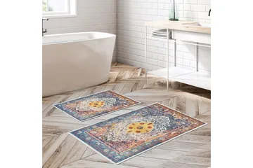 Pallvi Badrumsmatta 60x150 cm Rektangulär - Flerfärgad - Products - Textil & mattor - Matta - Badrumsmatta