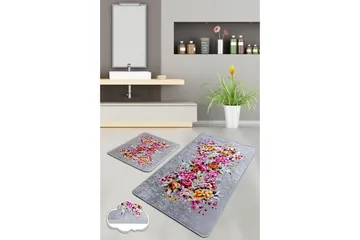 Pariksha Badrumsmatta 60x100 cm Rund - Flerfärgad - Products - Textil & mattor - Matta - Badrumsmatta