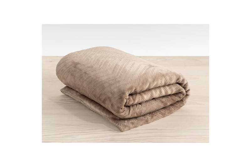 Pläd Sherpa 130 x 170 cm - Linne - Products - Textil & mattor - Filt & pläd