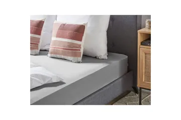 Dra-på-lakan Hofuf Grå, 140x200 cm - Grå, 140x200 cm - Products - Textil & mattor - Sängkläder - Lakan - Dra på lakan