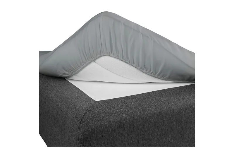 Dra-på-lakan Borganäs of Sweden, 120 x 200 cm, Mörkgrå