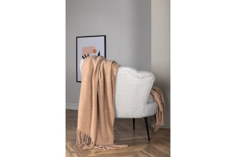 Tilly Pläd 130x170 cm - Beige - Products - Textil & mattor - Filt & pläd