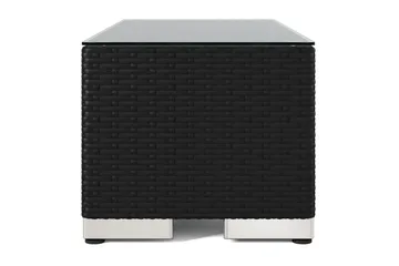 Bahamas Avslut utomhus 90 cm - Svart - Products - Utemöbler & utemiljö - Övrigt utemöbler - Moduler utesoffa