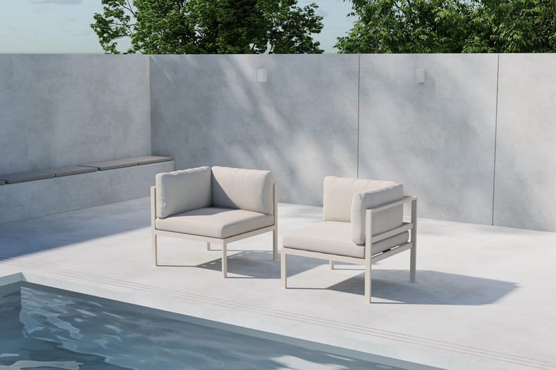 Copacabana Hörnmodul Utomhus - Beige - Products - Utemöbler & utemiljö - Övrigt utemöbler - Moduler utesoffa