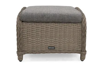 Marcus Fotpall till Öronlappsfåtölj Utomhus - Grå - Products - Utemöbler & utemiljö - Övrigt utemöbler - Moduler utesoffa - Fotpall & pall utomhus