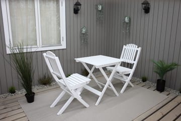 Delpino Klappstol Utomhus - Vit - Products - Utemöbler & utemiljö - Balkong & altan - Balkongmöbler - Balkongstol