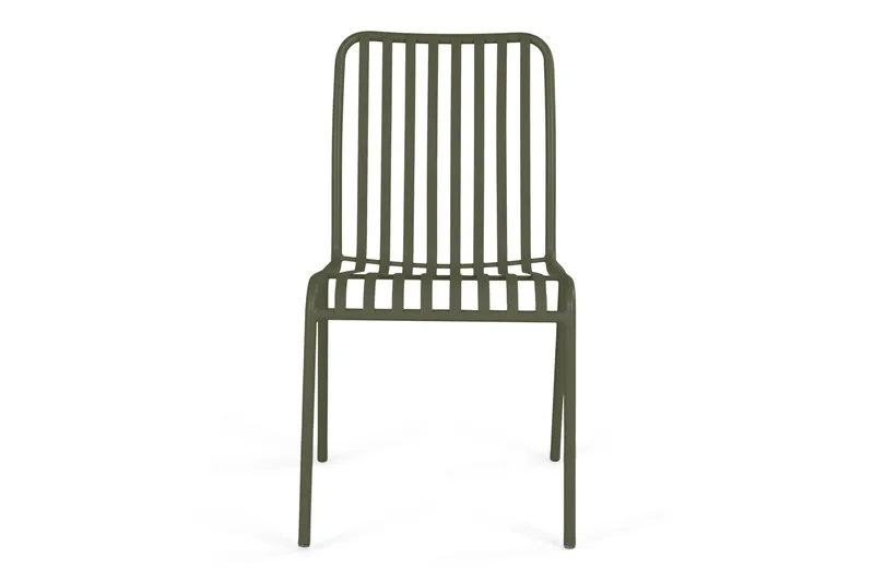 Jarva Matstol Utomhus i metall för balkong och uteplats, Grön