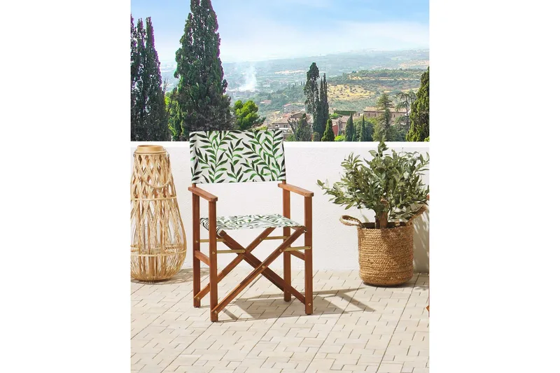 Salve Karmstol Utomhus - Brun/Grön/Vit - Products - Utemöbler & utemiljö - Balkong & altan - Balkongmöbler - Balkongstol