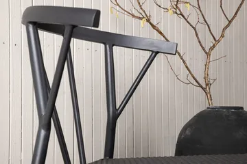 Stina Karmstol Utomhus - Svart - Products - Utemöbler & utemiljö - Balkong & altan - Balkongmöbler - Balkongstol