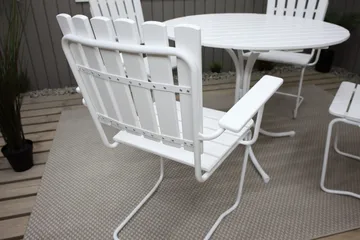 Vaxholm Karmstol Utomhus Vit - KWA - Products - Utemöbler & utemiljö - Balkong & altan - Balkongmöbler - Balkongstol