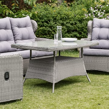 California utemöbelgrupp med recliner soffa, fåtöljer och bord - Grå konstrotting - Grå - Products - Utemöbler & utemiljö - Loungemöbler - Loungeset & loungegrupp