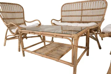 Ella Loungegrupp med Dynor - Trä/natur - Products - Utemöbler & utemiljö - Loungemöbler - Loungeset & loungegrupp