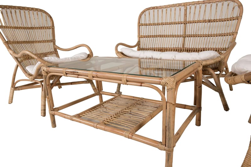 Ella Loungegrupp med Dynor - Trä/natur - Products - Utemöbler & utemiljö - Loungemöbler - Loungeset & loungegrupp